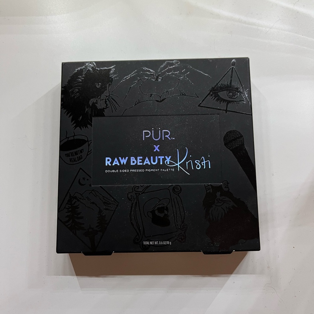 PUR Cosmetics x RawBeautyKristi Double Sided Eyeshadow Palette - NEW in box